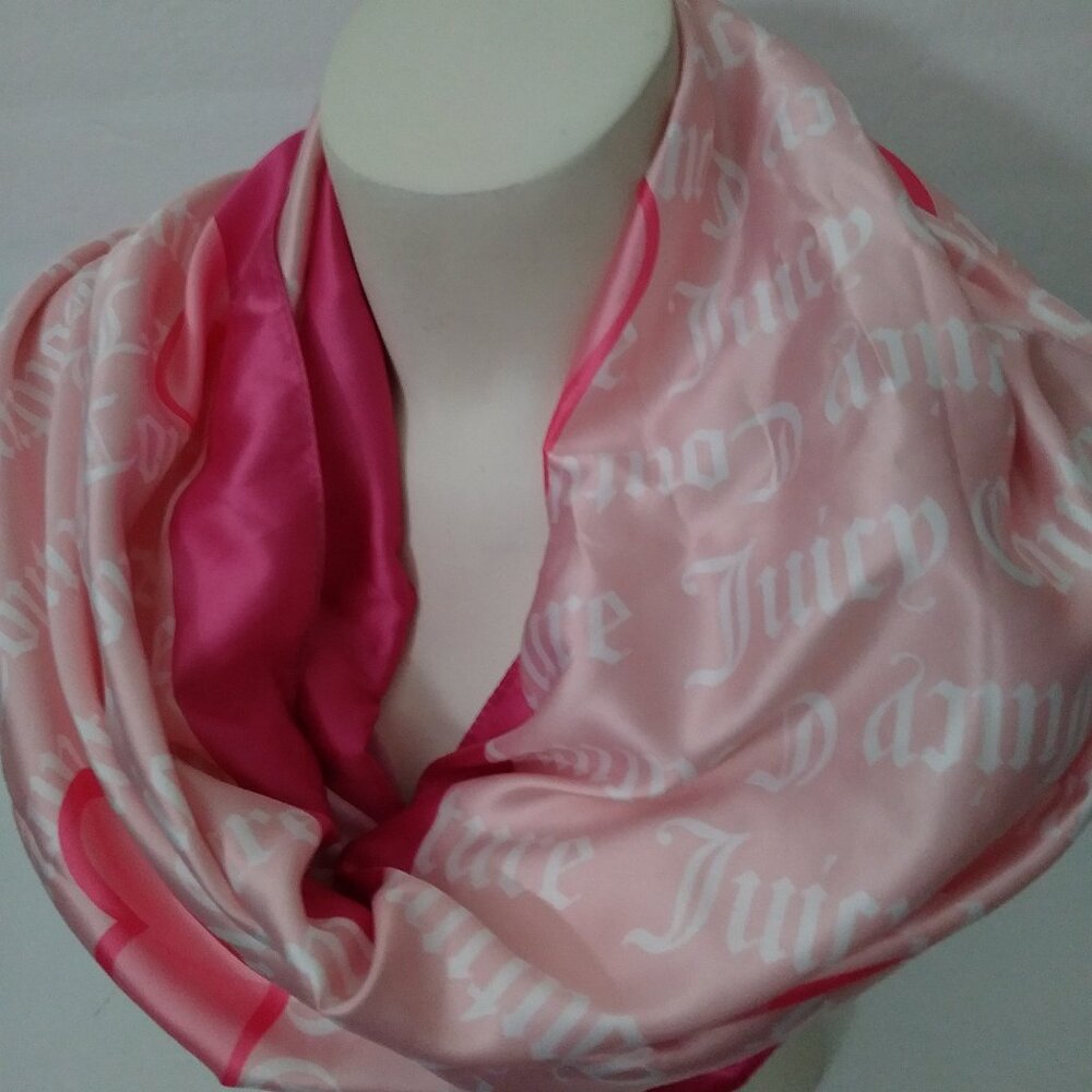Juicy Couture Gothic Pink Scarf